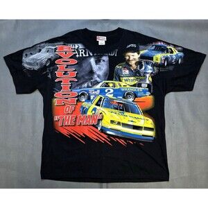 VTG 1998 Nascar Dale Earnhardt Evolution of the Man AOP T Shirt Size XXL